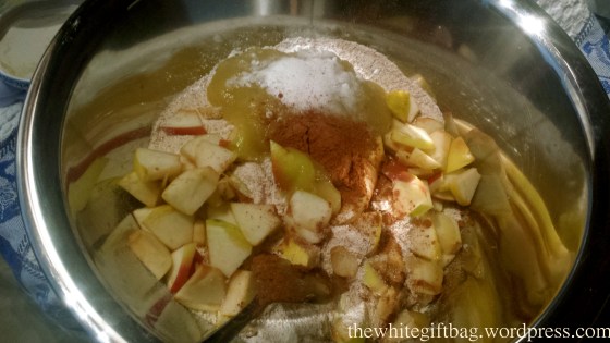 Banana Bread with Apple pieces